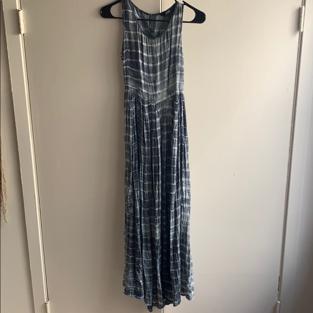 Anthropologie NEUW shibori tie-dye maxi dress